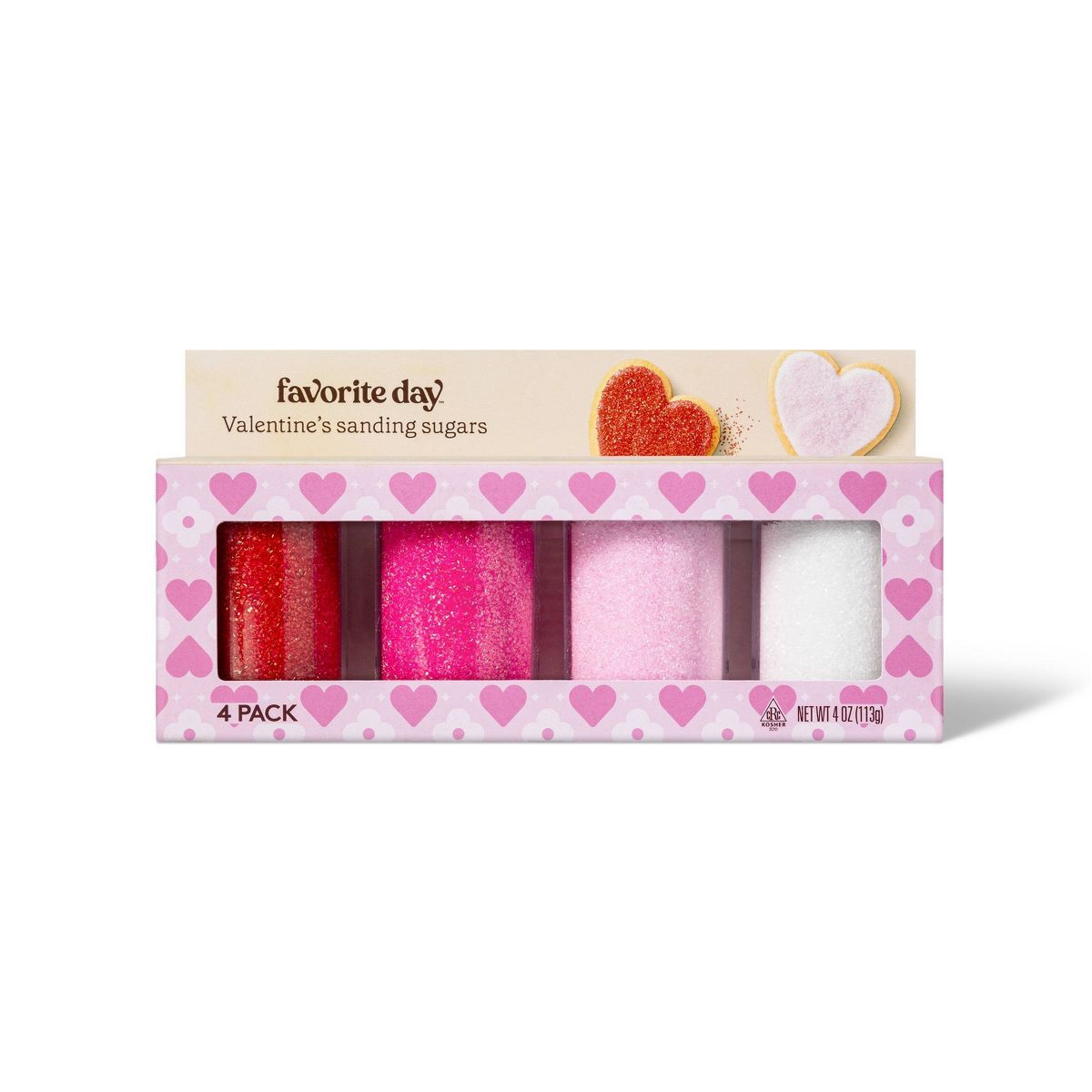Valentines Sugar - 4pk/4oz - Favorite Day™ | Target