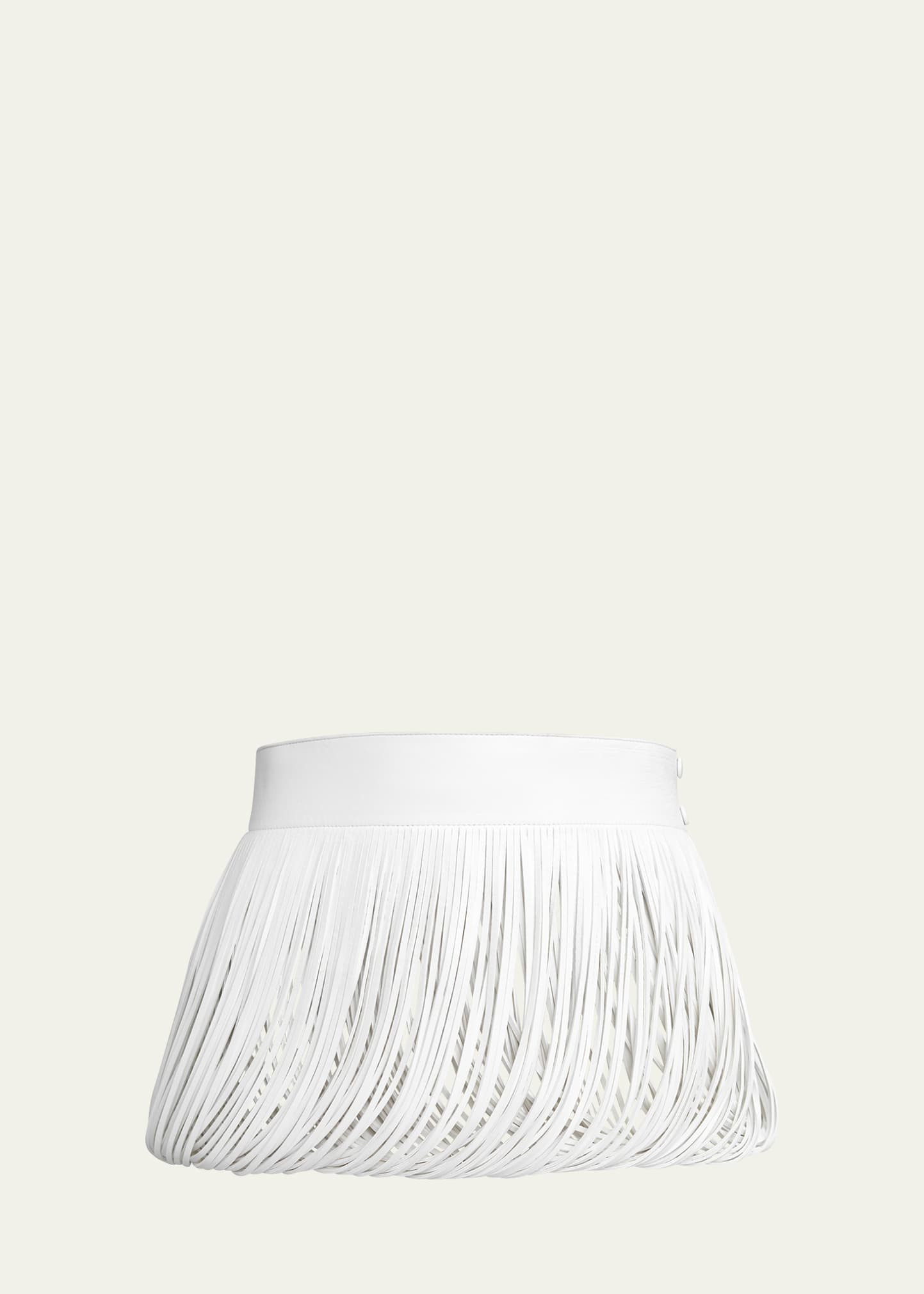 ALAIA Open Fringe Leather Skirt Belt | Bergdorf Goodman