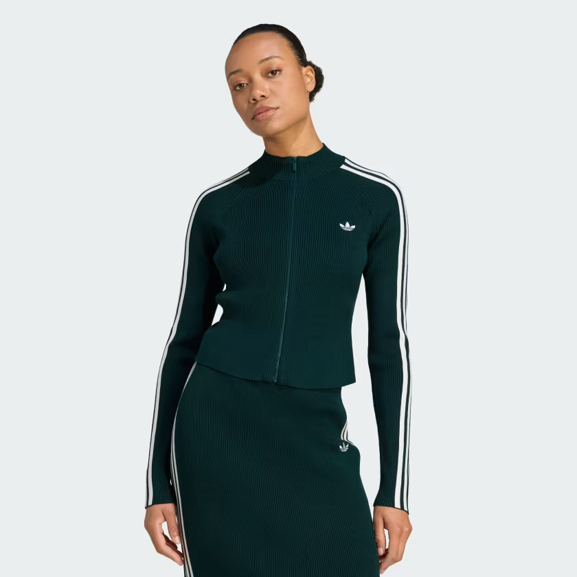 Adicolor 3-Stripes Slim Knit Track Top | adidas (US)