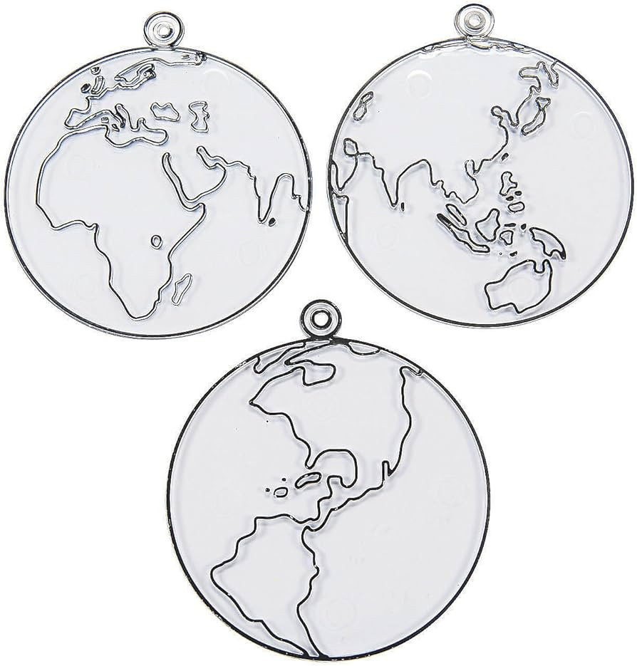 Color Your Own Suncatchers - Set of 24 - Earth Day DIY Crafts for Kids and Classroom Activities | Amazon (US)