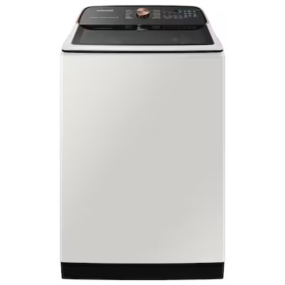 Samsung 5.5-cu ft High Efficiency Impeller Top-Load Washer (Ivory) ENERGY STAR Lowes.com | Lowe's