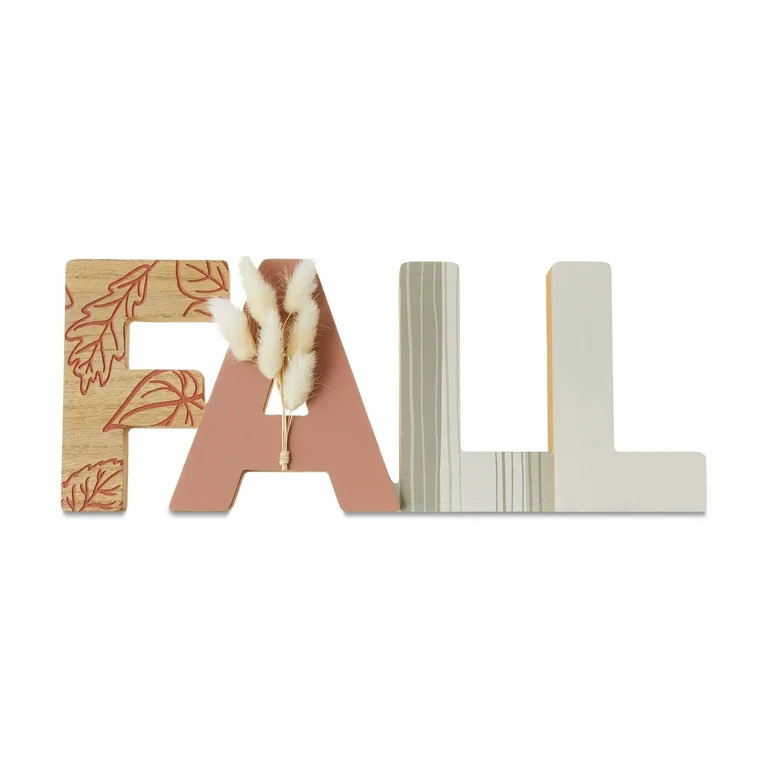 Fall Tabletop Sign Decor, Multicolor, 14.88" x 5.88", Fall by Way To Celebrate | Walmart (US)