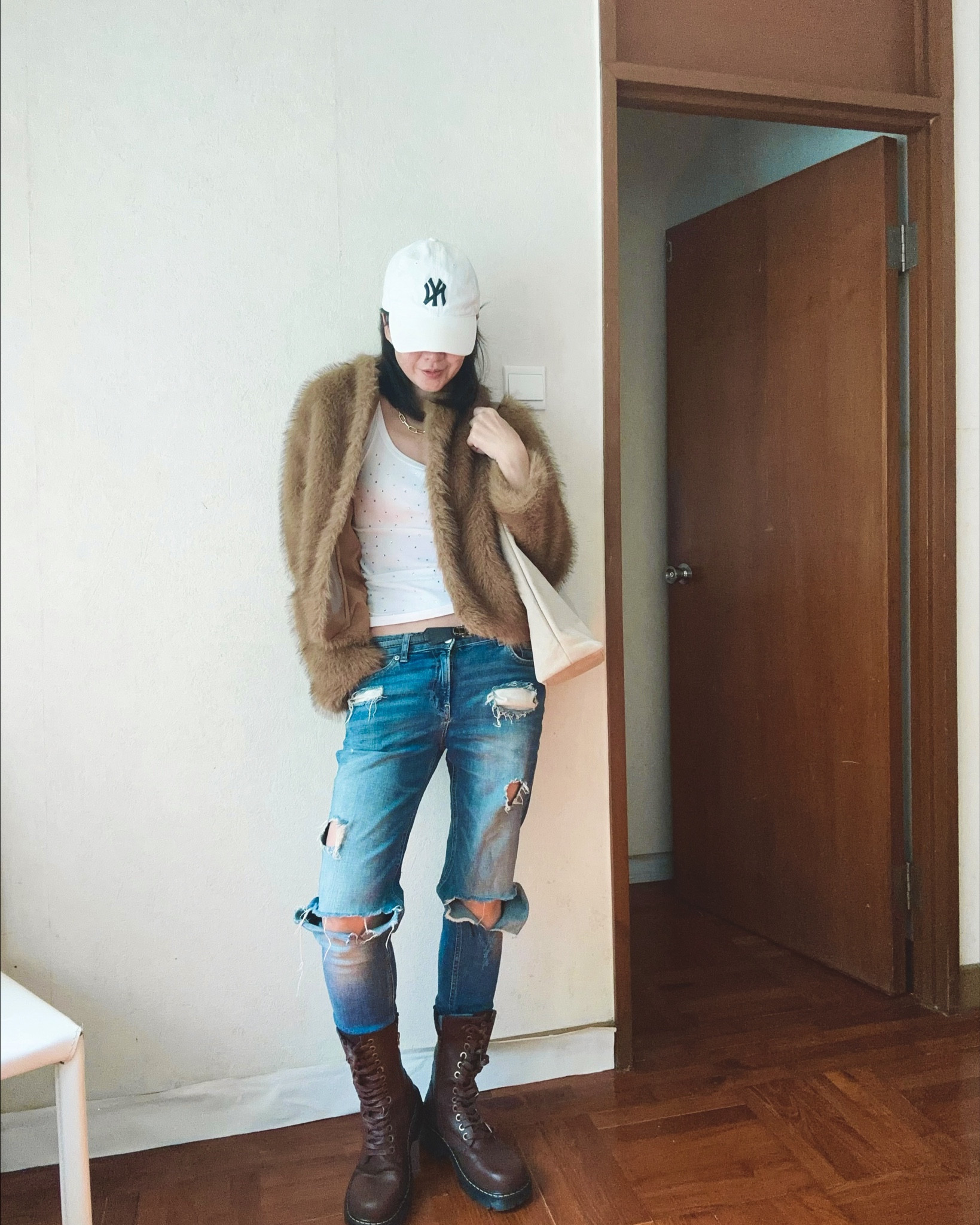 Faux Fur outfit idea
Use your jeans and white tee to finish the faux fur look~~ you may choose white / black color for balancing all your idea 
an XS Citizen’s of Humanity Barrel jeans run TTS on sale Commando bodysuit Suede booties on sale
#LTKSaleAlert #LTKSeasonal #LTKCyberWeek

#LTKbag #LTKstyletip #LTKwinter