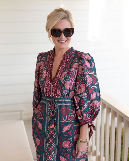 @Saks makes school drop-off SO CHIC! I’ve rounded up my favorite oversized sunglasses, printed dresses and tops, jeans and novelty jackets! 

Shop this post on my @shop.ltk app page for all of my @Saks favorites! 
#SaksPartner #Saks @Saks 