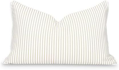 Hofdeco Premium Fall Coastal Patio Indoor Outdoor Lumbar Pillow Cover Only, 12"x20" Water Repelle... | Amazon (US)