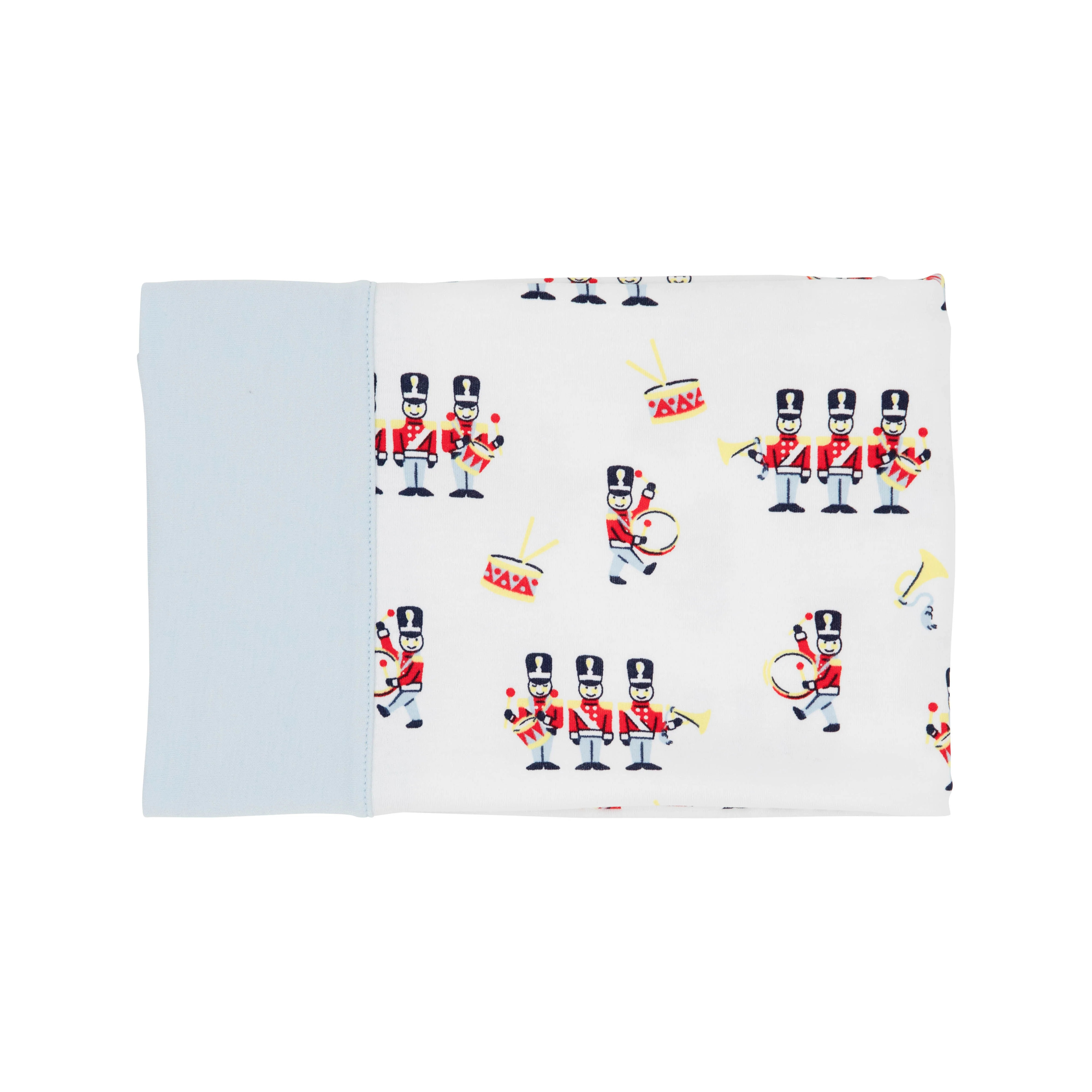 Fresh Faced Pillowcase - Oxford Street Soldier with Buckhead Blue | The Beaufort Bonnet Company