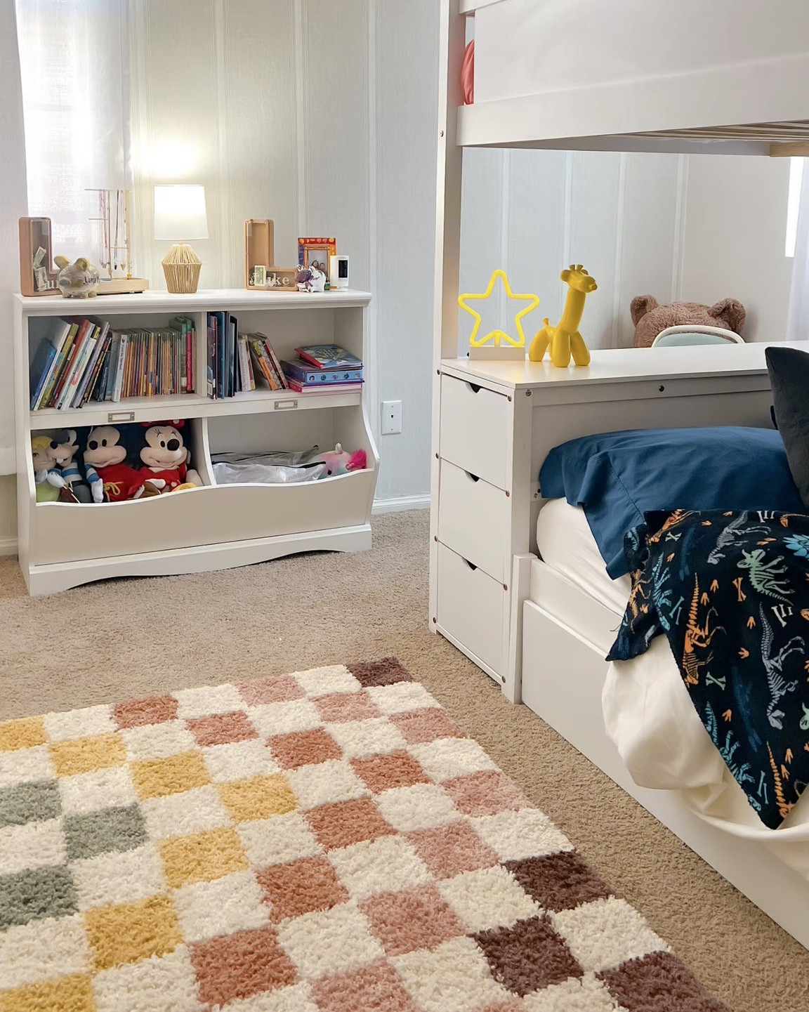 Hola Bebes! “Textured Wallpaper” 

I love adding good accent wallpaper! I love that wallpaper gives a cozy and finished look to a space without adding more to a room. Really elevates it and makes it look lux 👌

This kids shared room looks more finished and the wallpaper gives it a  textured look but it’s not 😉 

So easy to install it was water activated and easy to transform any wall. 

#LTKHome