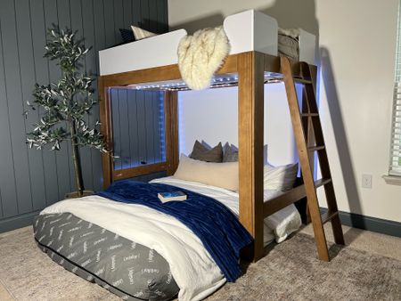 Teenage boy room, loft bed, guest space, home

#LTKkids #LTKhome #LTKfamily