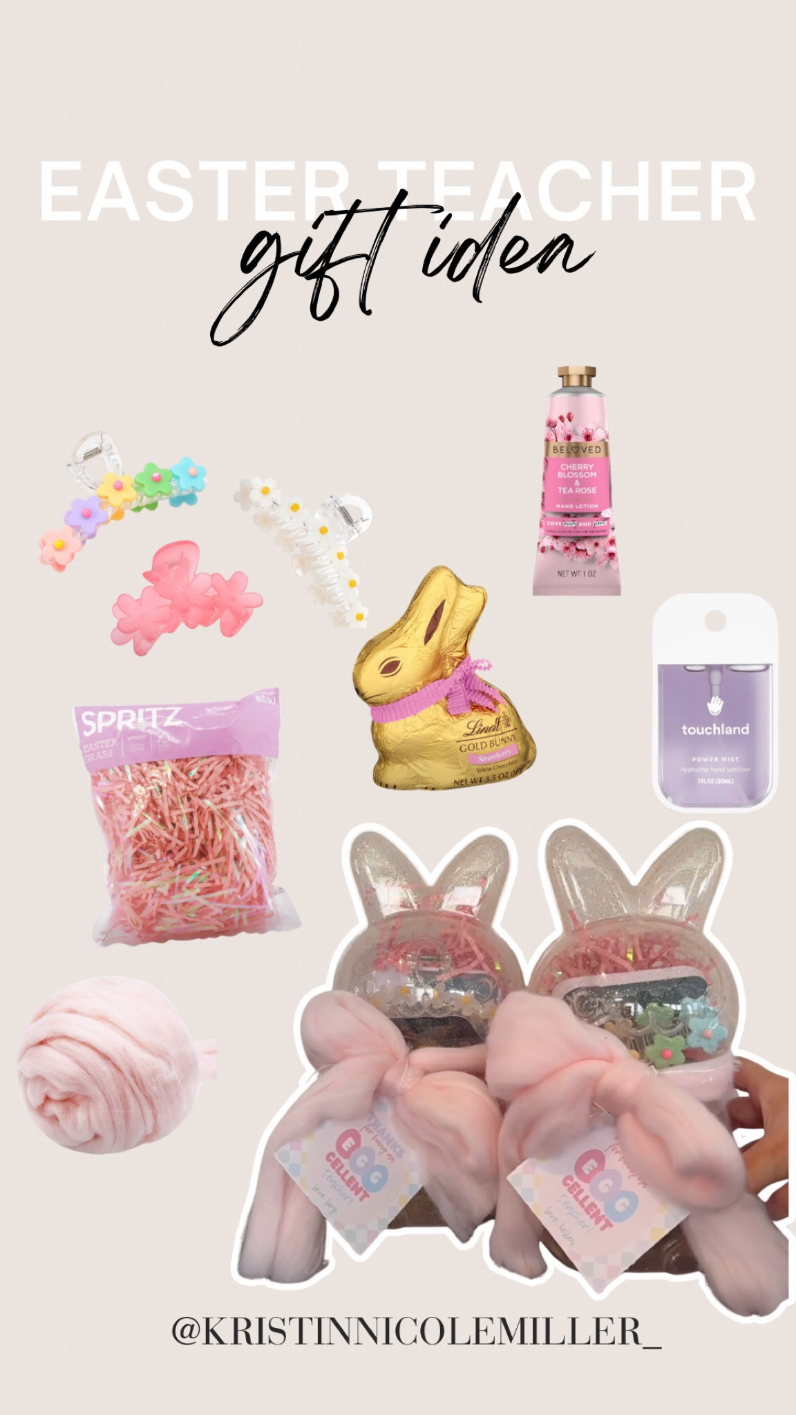 Easter teacher gift idea!! Such a fun and simple gift to put together for a special person in your life to let you know how much you appreciate them!

Easter, spring, gifts, gift guide, DIY, do it yourself, creative gift ideas, clever gifts, thoughtful gifts 

#LTKparties #LTKfindsunder50 #LTKSeasonal