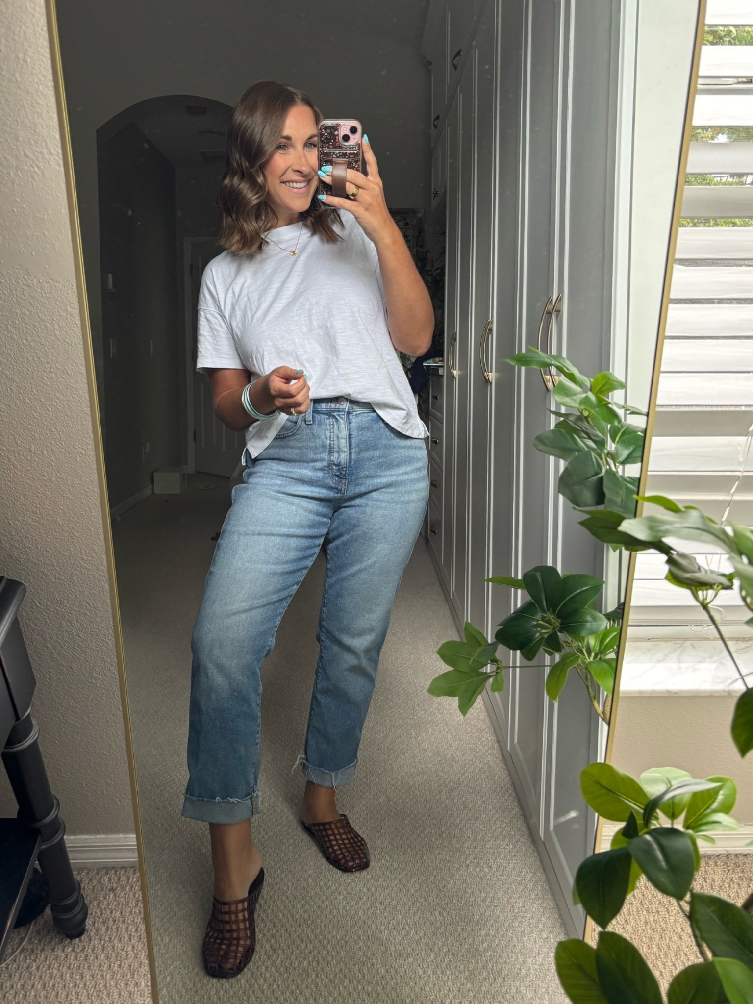 Casual summer outfit - loving my new jelly mules…so comfy!

#LTKootd #LTKSaleAlert #LTKgrwm