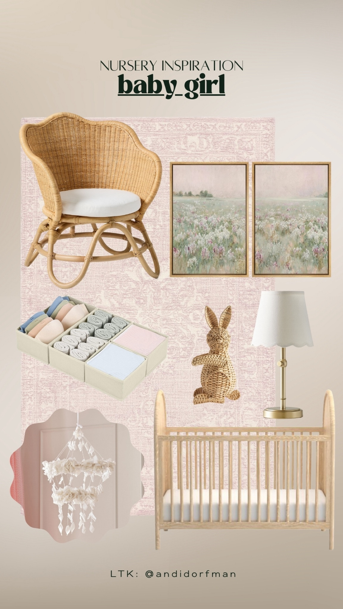The cutest baby girl nursery items I’ve been eyeing! 

#LTKBump #LTKBaby #LTKHome