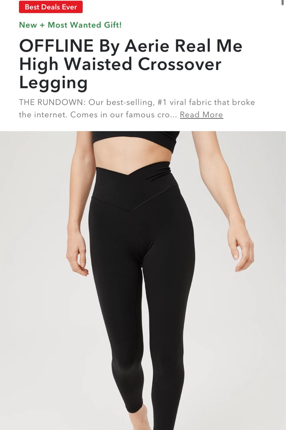 Black Friday deal! $25 leggings at aerie 

#LTKCyberWeek #LTKGiftGuide #LTKHoliday