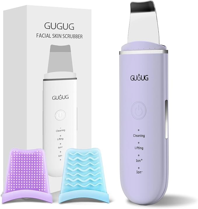 GUGUG Skin Scrubber Face Spatula Skin Spatula Pore Cleaner Blackhead Remover Tools for Facial Dee... | Amazon (US)