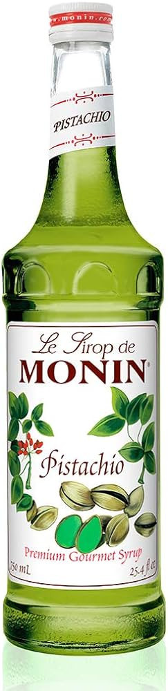 Monin - Pistachio Syrup, Rich and Roasted Pistachio Flavor, Great for Lattes, Mochas, and Dessert... | Amazon (US)