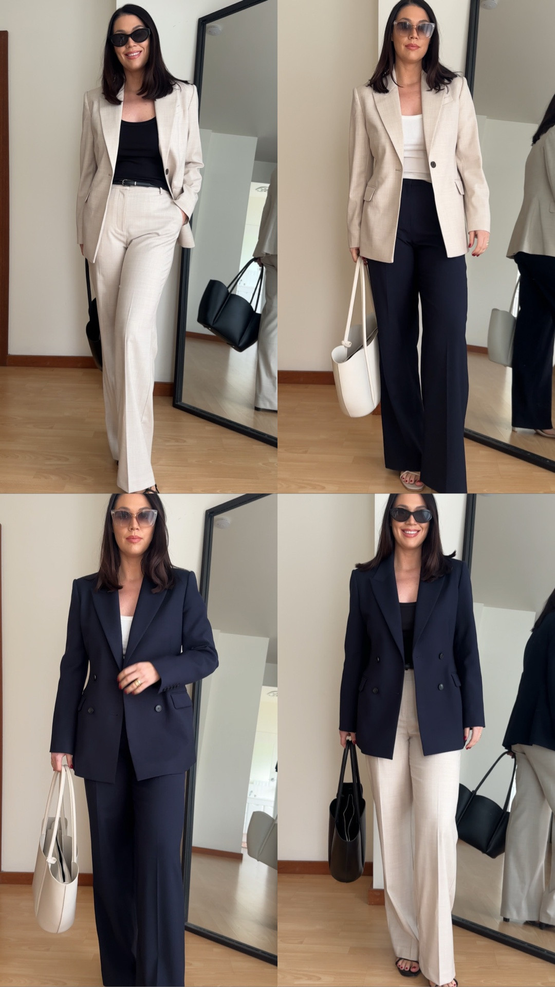 2 suits styled 4 ways from SABA

I am wearing the size 10 in all styles.