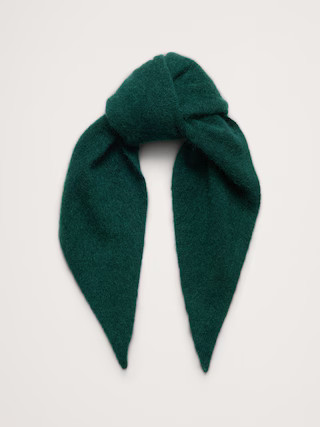 Brushed Wool-Cashmere Triangle Scarf | Banana Republic (US)