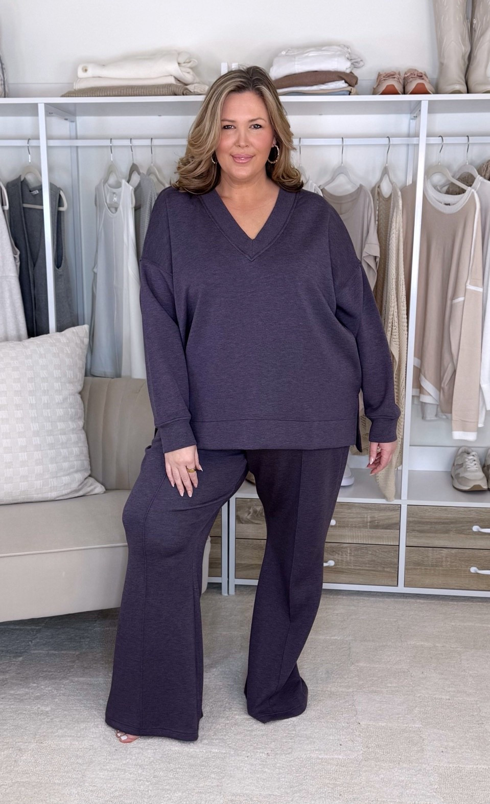 Majority of these pieces are on sale!!! I’m 5’8 plus size 18/20/2X 42DD
👉TUNIC VNeck - I like to size up for length; I wear 3X! 
👉WIDE LEG PANTS & SLIM STRAIGHT PANTS - I like a size up for waistband comfiness! I wear 3X!


Plus size fashion, spanx finds, midsize fashion, comfy casual, matching set, sale alert, mom style

#LTKPlusSize #LTKMidsize #LTKSaleAlert
