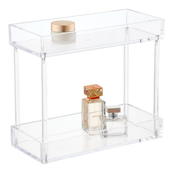 2-Tier Acrylic Tower | The Container Store