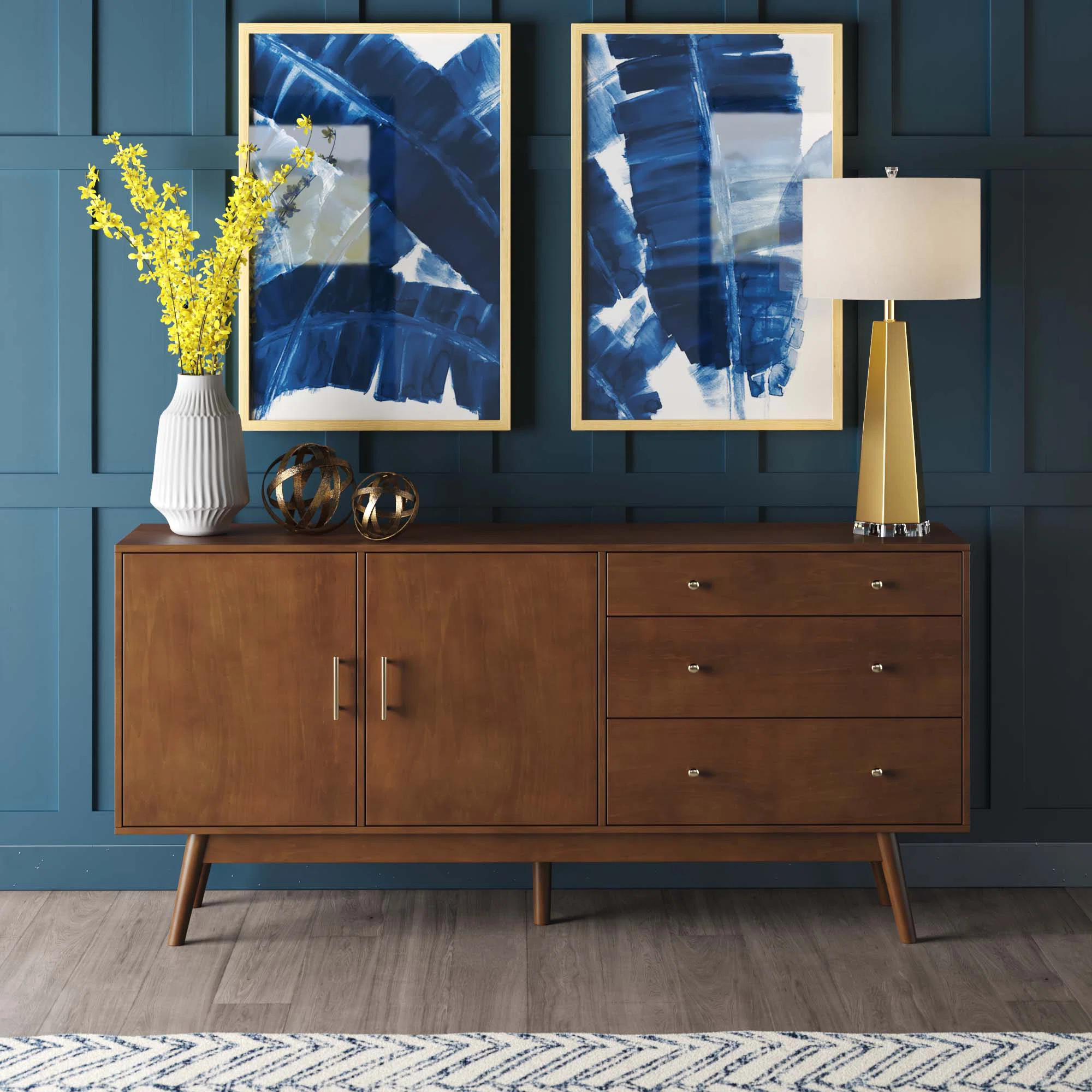 Cardarius 70" 2-Door TV Stand for TVs up to 80" | Wayfair North America
