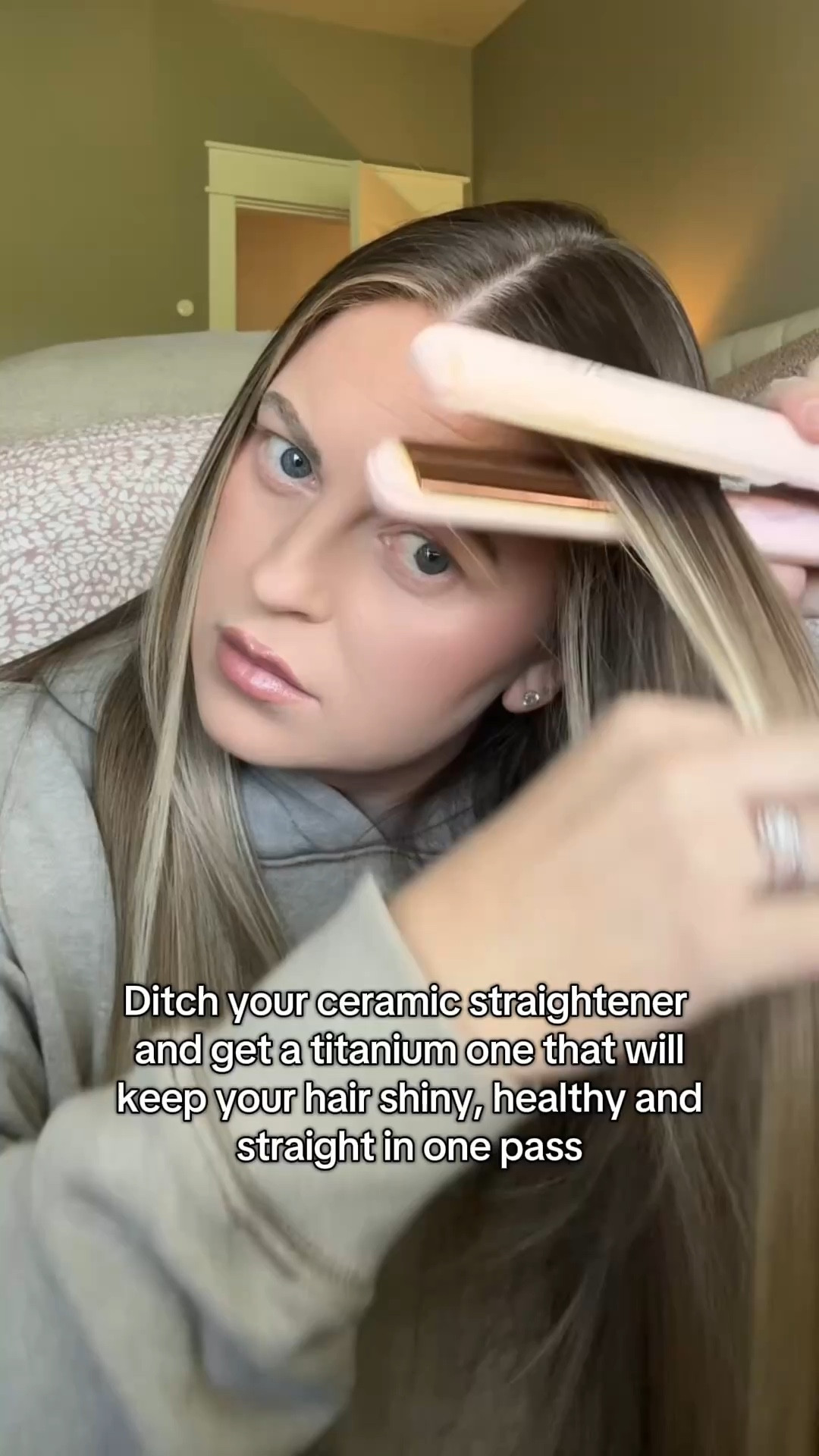 L’ange Titanium straightener hot tool