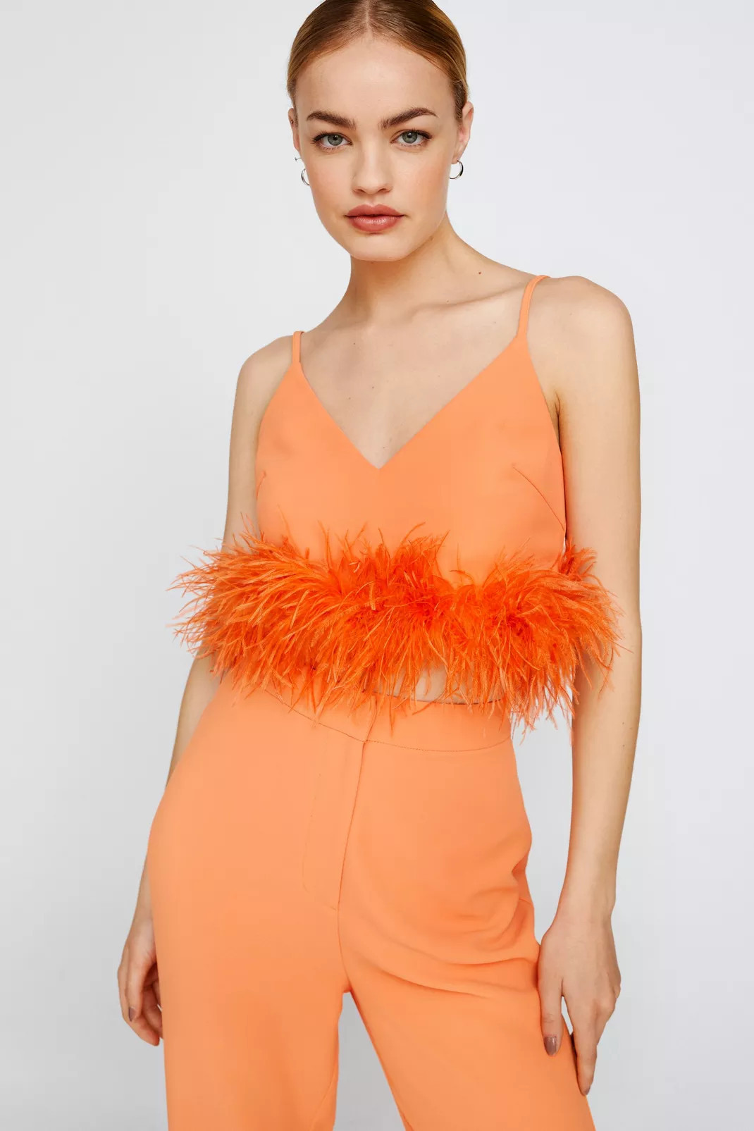 Feather Hem Bralet | Nasty Gal (US)