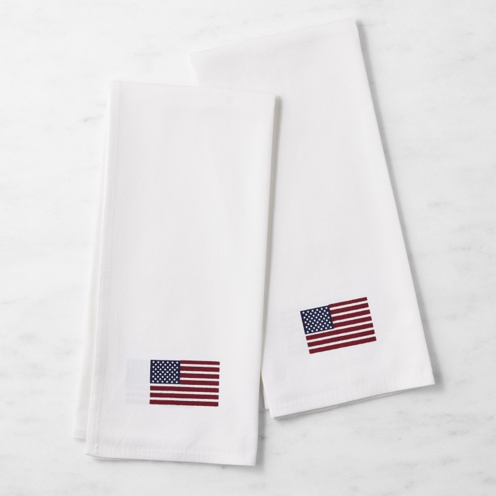 American Flag Towels, Set of 2 | Williams-Sonoma