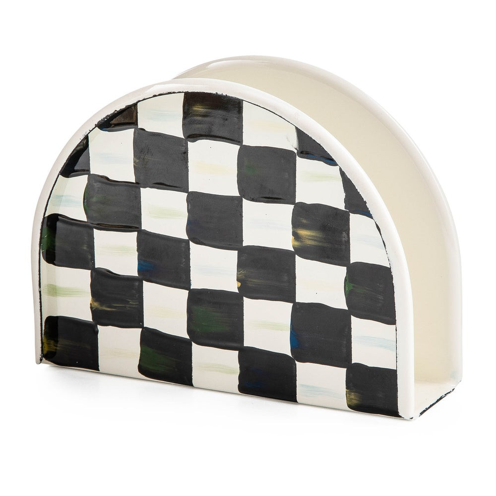 Courtly Check Napkin Holder | MacKenzie-Childs