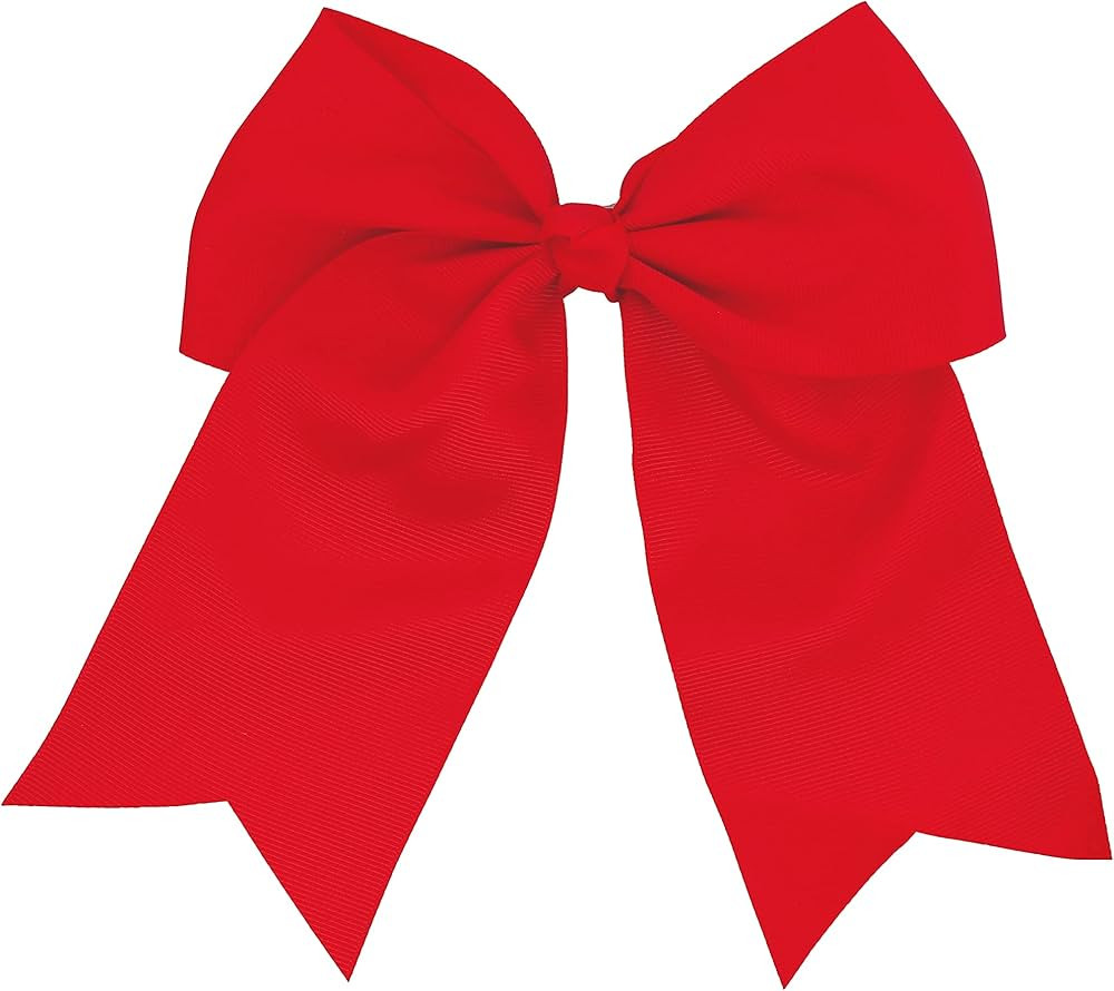 Red Jumbo Bow Clip with Tails | Amazon (US)