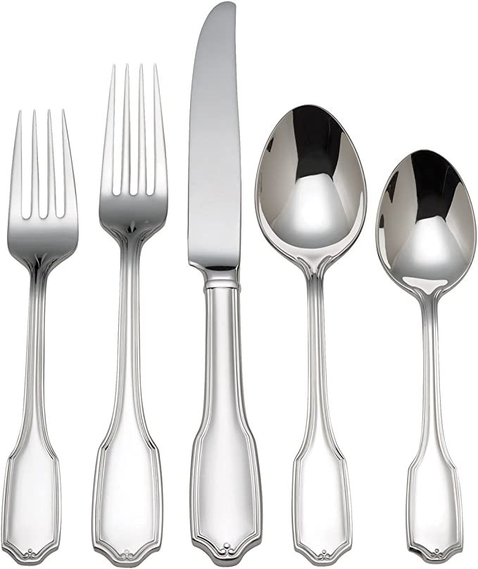 Williamsbury by Reed & Barton Nelson 18/10 Stainless Steel 5-Piece Place Setting | Amazon (US)