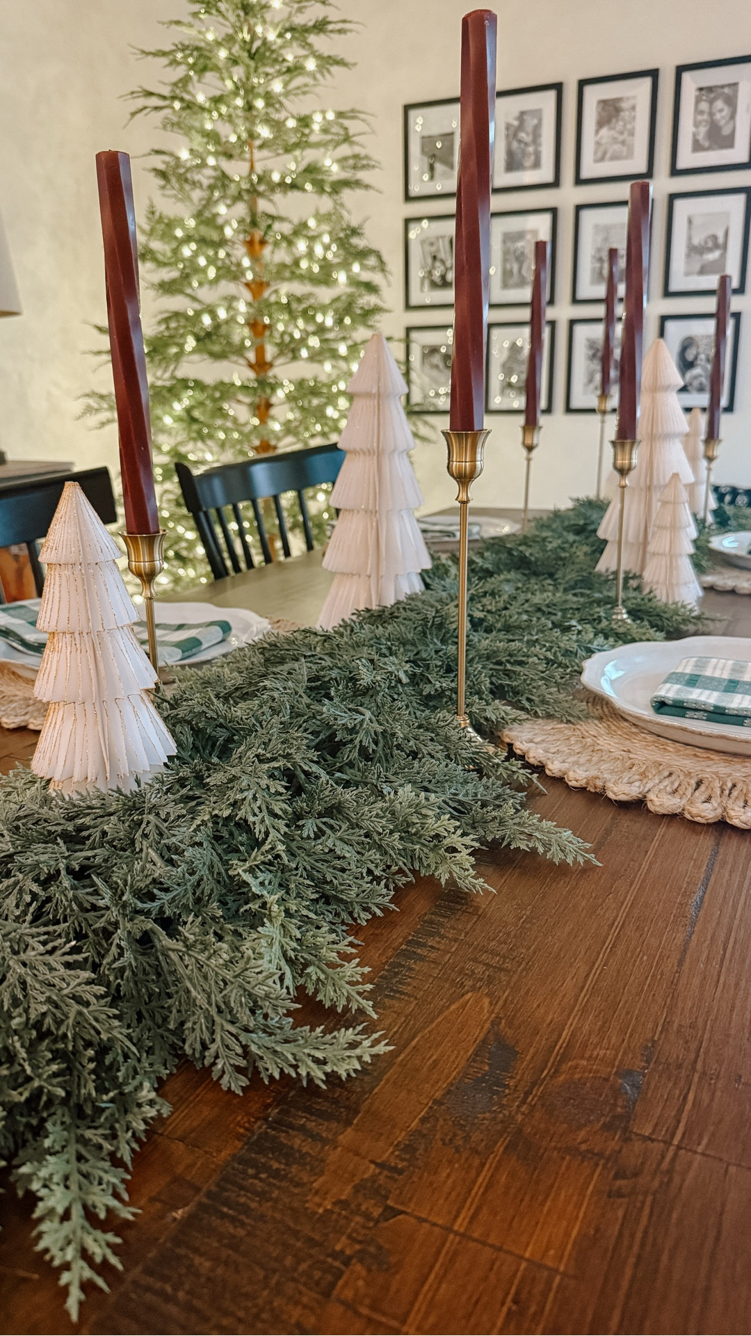 First Christmas setup of the season ✨

I went with a cedar garland, white trees, gold candlesticks, and red candles — simple but so cozy. 🎄


#LTKSeasonal #LTKHome #LTKHoliday