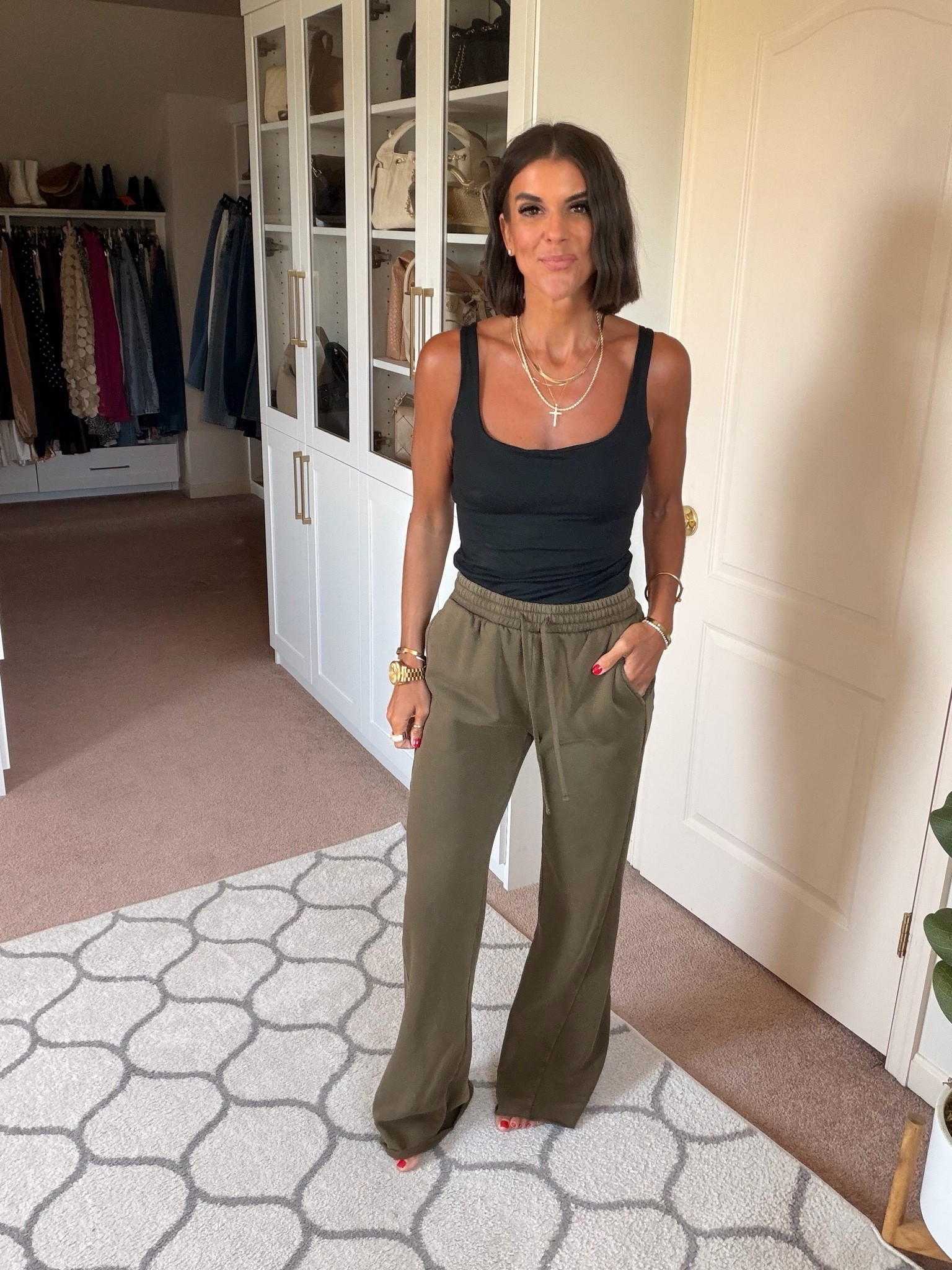 New Walmart sweatpants! Size xs.
Size small in tank with built in bra

#LTKSaleAlert #LTKSeasonal #LTKmomlife