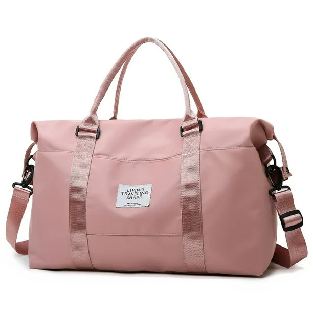 Travel Duffel Bag Sports Tote Gym Bag  Shoulder Weekender Overnight Bag for Women Gym Accessories... | Walmart (US)