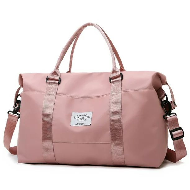 Travel Duffel Bag Sports Tote Gym Bag  Shoulder Weekender Overnight Bag for Women Gym Accessories... | Walmart (US)