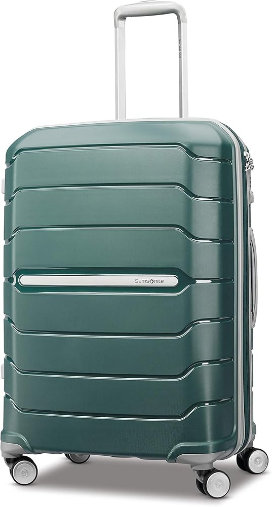 Samsonite Freeform 24-Inch Medium Luggage with Dual 360\u00b0 Spinner Wheels - Checked Suitcase -... | Amazon (US)