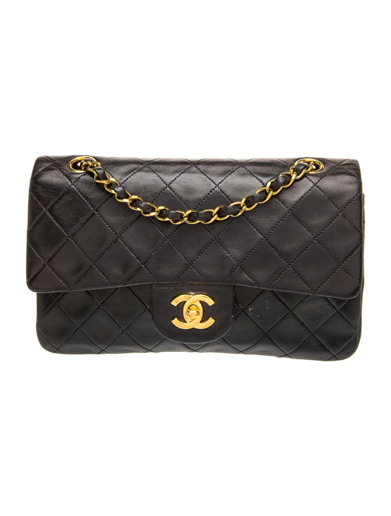 Chanel Classic Small Double Flap Bag - Black Shoulder Bags, Handbags - CHA1393237 | The RealReal | The RealReal