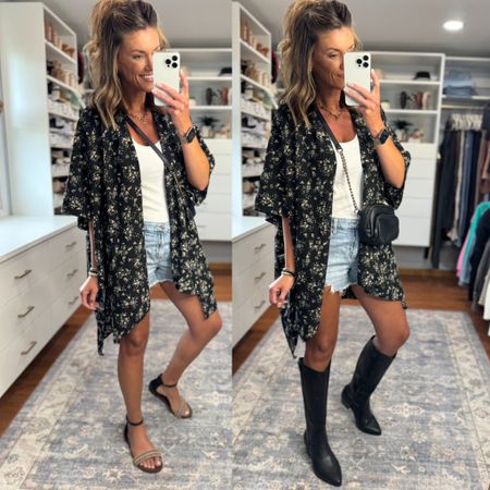 Walmart kimono styled two ways 

#LTKSeasonal #LTKFestival