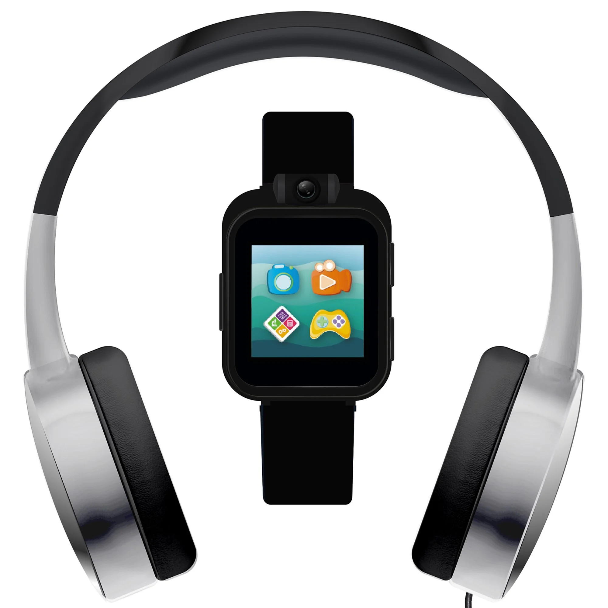 PlayZoom 2 Boys Headphones & Smartwatch Set - Black - Walmart.com | Walmart (US)