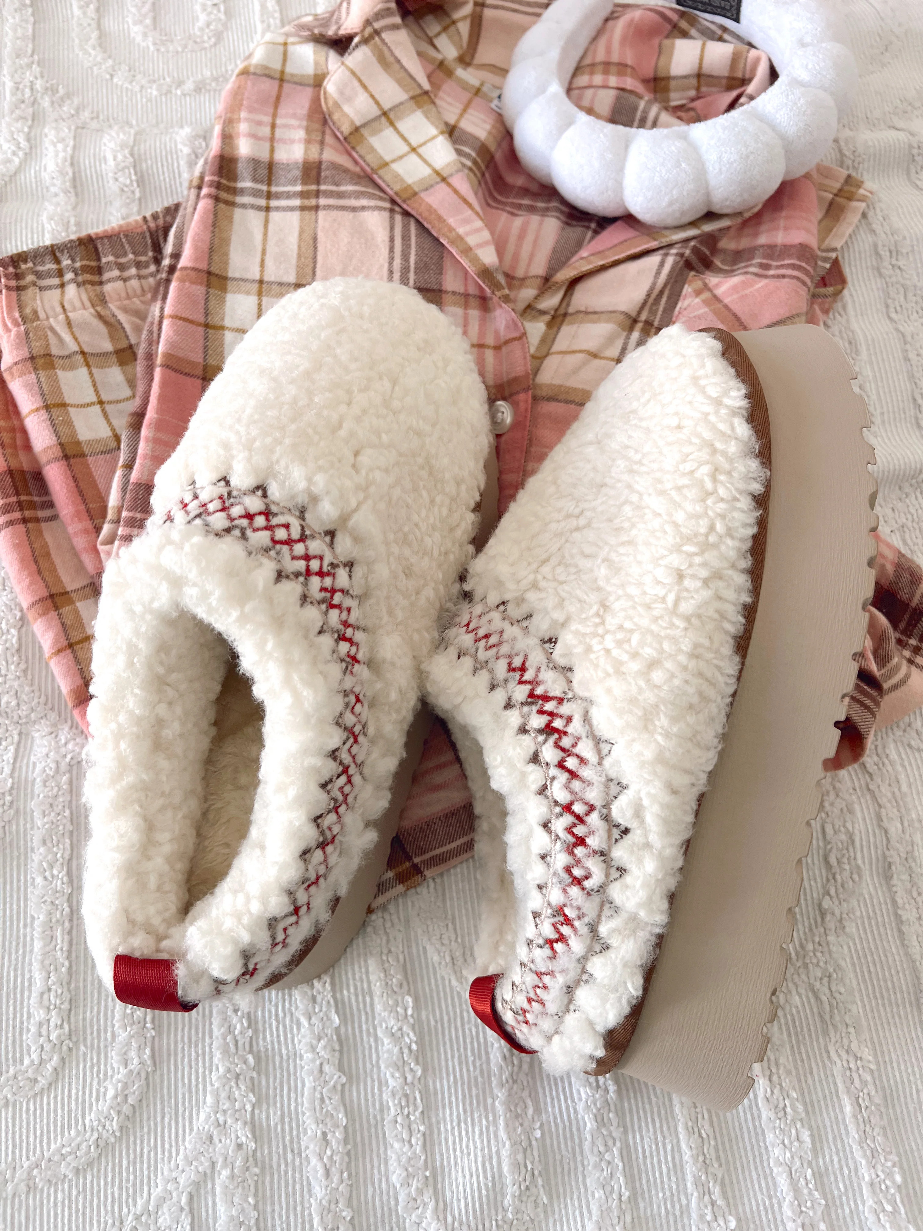 Sherpa Platform Slippers | KenzKustomz