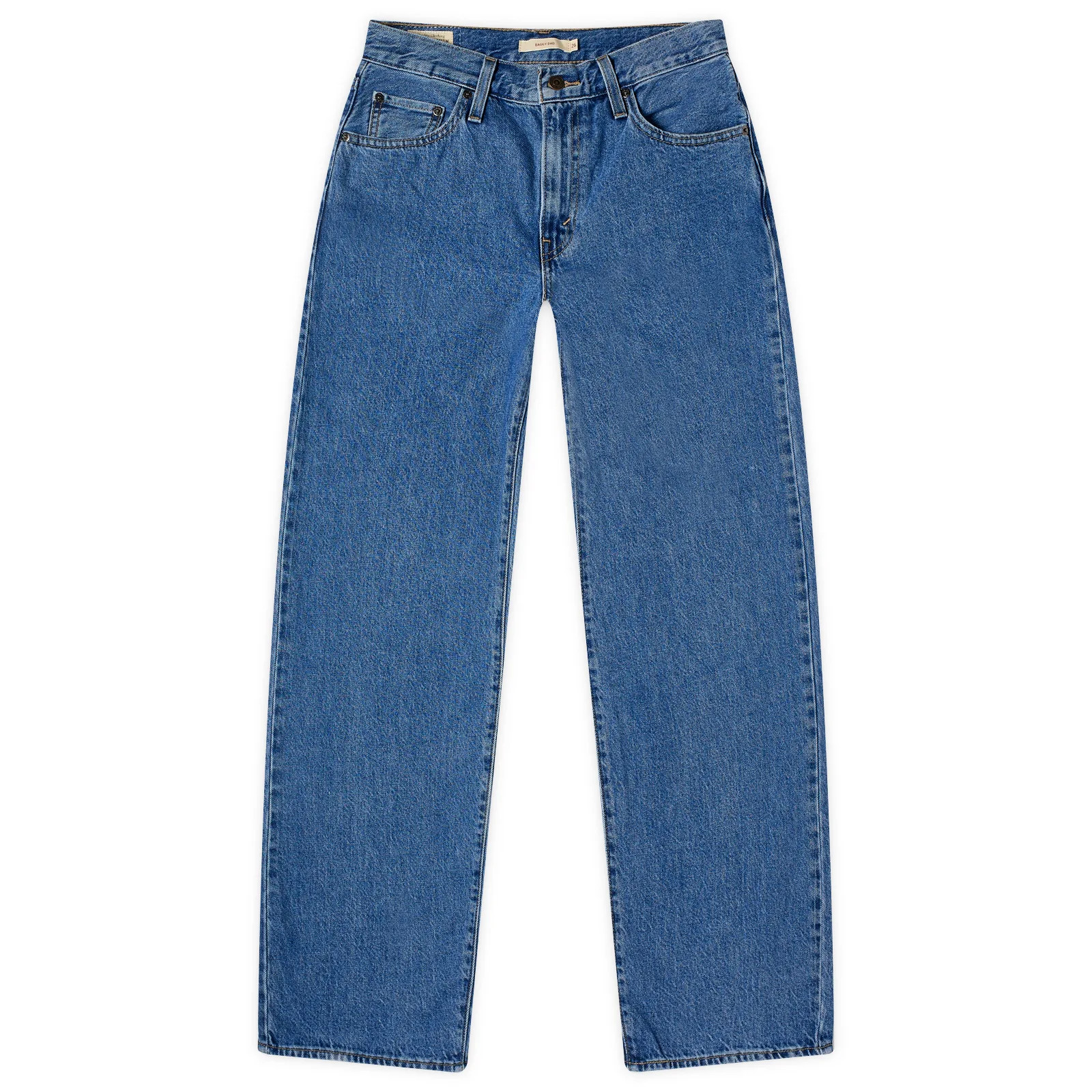 Levi’s Collections Women's Levis Baggy Dad Mid Rise Jeans in Blue, Size XX-Large | END. Clothing