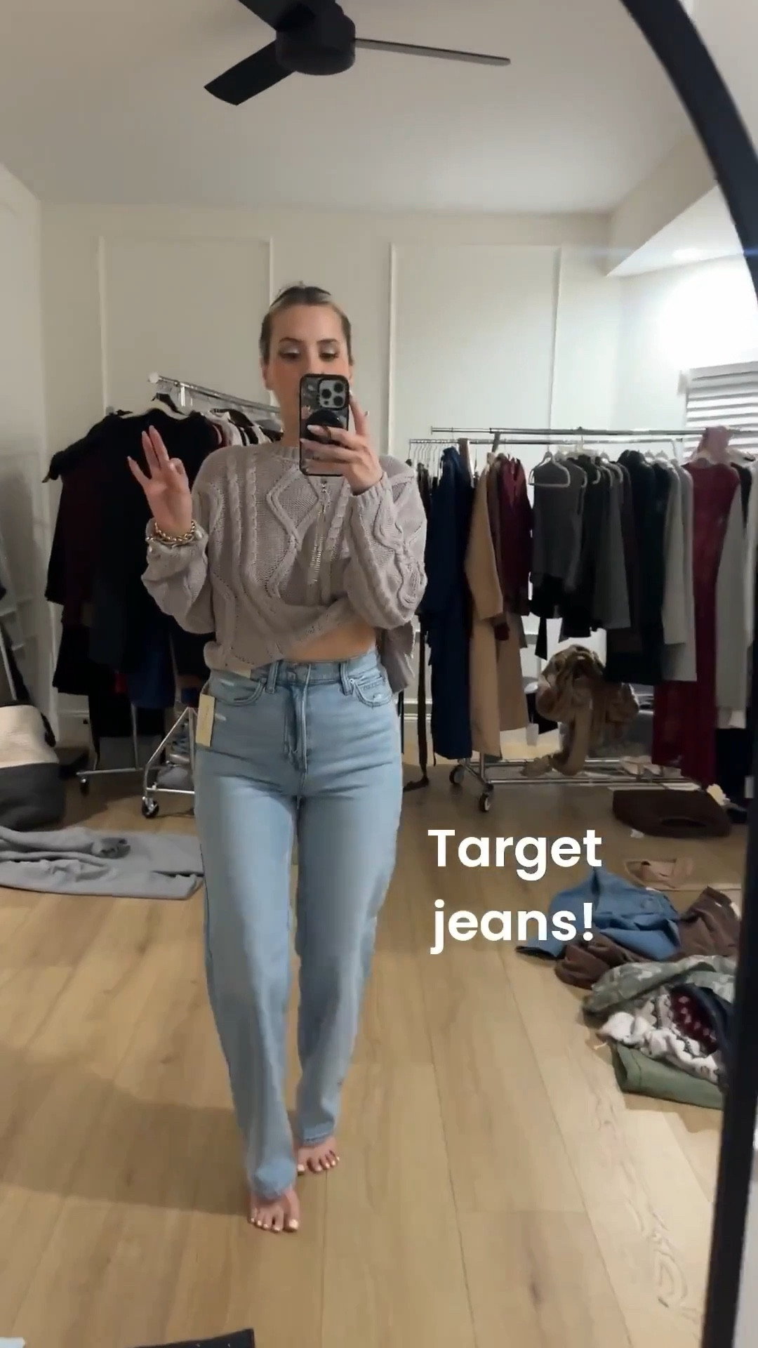 Under $40 👏🏼 wearing size 4 in jeans | SM in sweater

#LTKFindsUnder50 #LTKootd #LTKgrwm