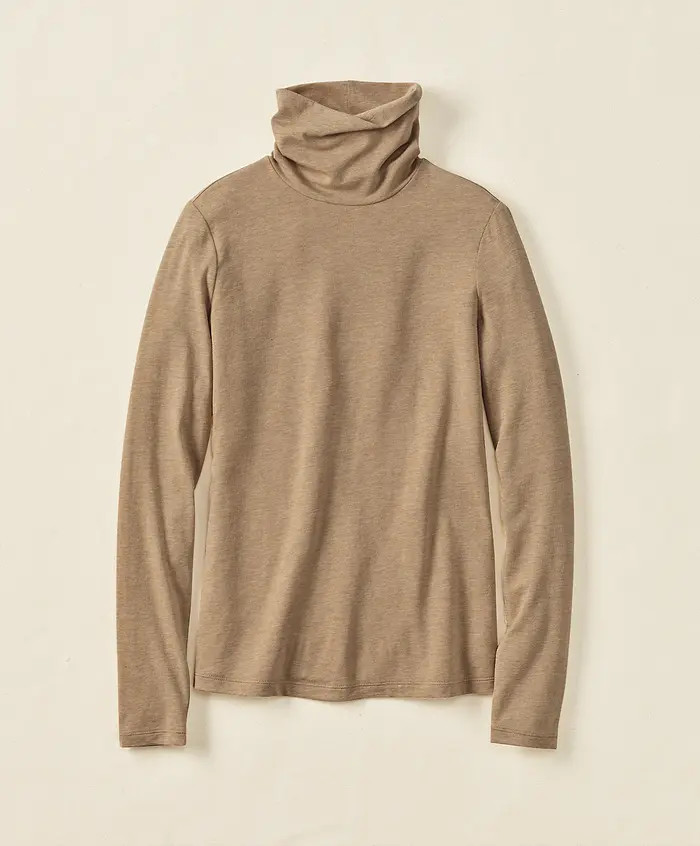 Lightweight Jersey Skimming Long Sleeve Turtleneck | Nordstrom