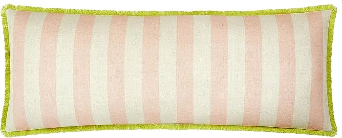 Spartina 449 Decorative Pillow, Lumbar 14x36, Queenie Cabana Stripe Pink/White | Amazon (US)