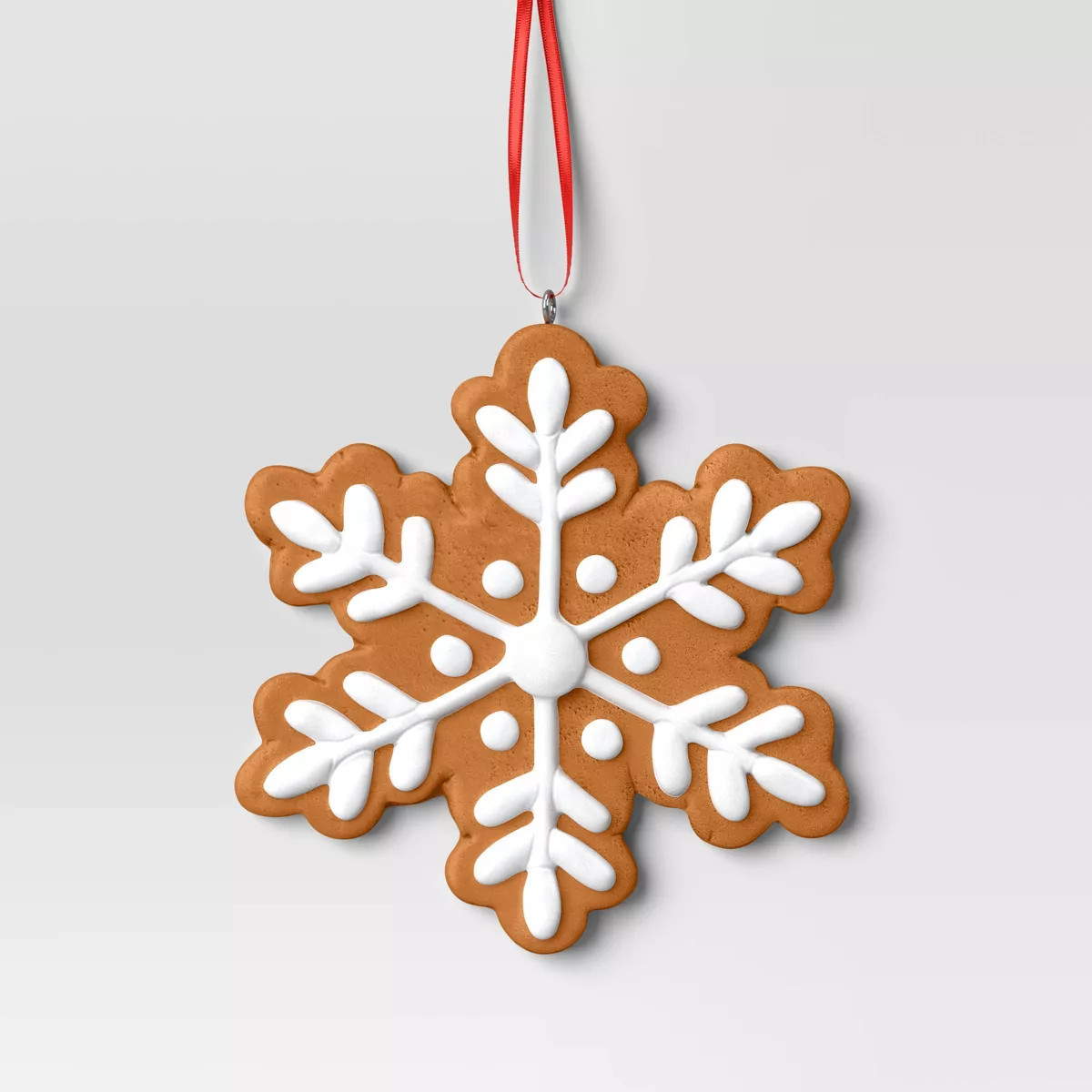 4.25" Christmas Clay Dough Gingerbread Snowflake Ornament - Wondershop™ | Target