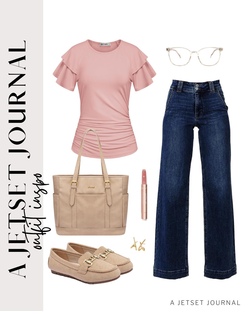 This GRACE KARIN ruffle top, paired with Astylish wide-leg jeans and loafers, is an awesome match. It looks great with this LOVEVOOK laptop bag, too. I’m also sharing this Tarte Maracuja Juicy Lip Plumper that a lot of people love.

#LTKSeasonal #LTKSaleAlert #LTKTravel


 

 