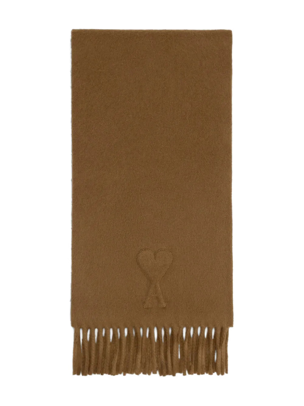 AMI Paris Ami De Coeur Schal Mit Prägung | Braun | FARFETCH IT | Farfetch Global