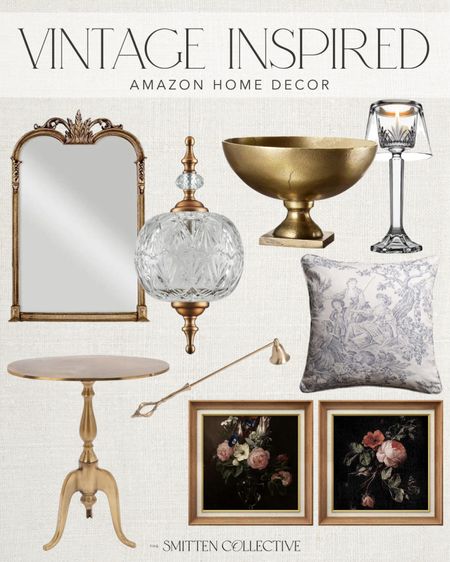 Amazon vintage inspired home decor!

ornate mirror, side table, botanical artwork, crystal pendant, toille pillow

#LTKfindsunder50 #LTKhome #LTKstyletip