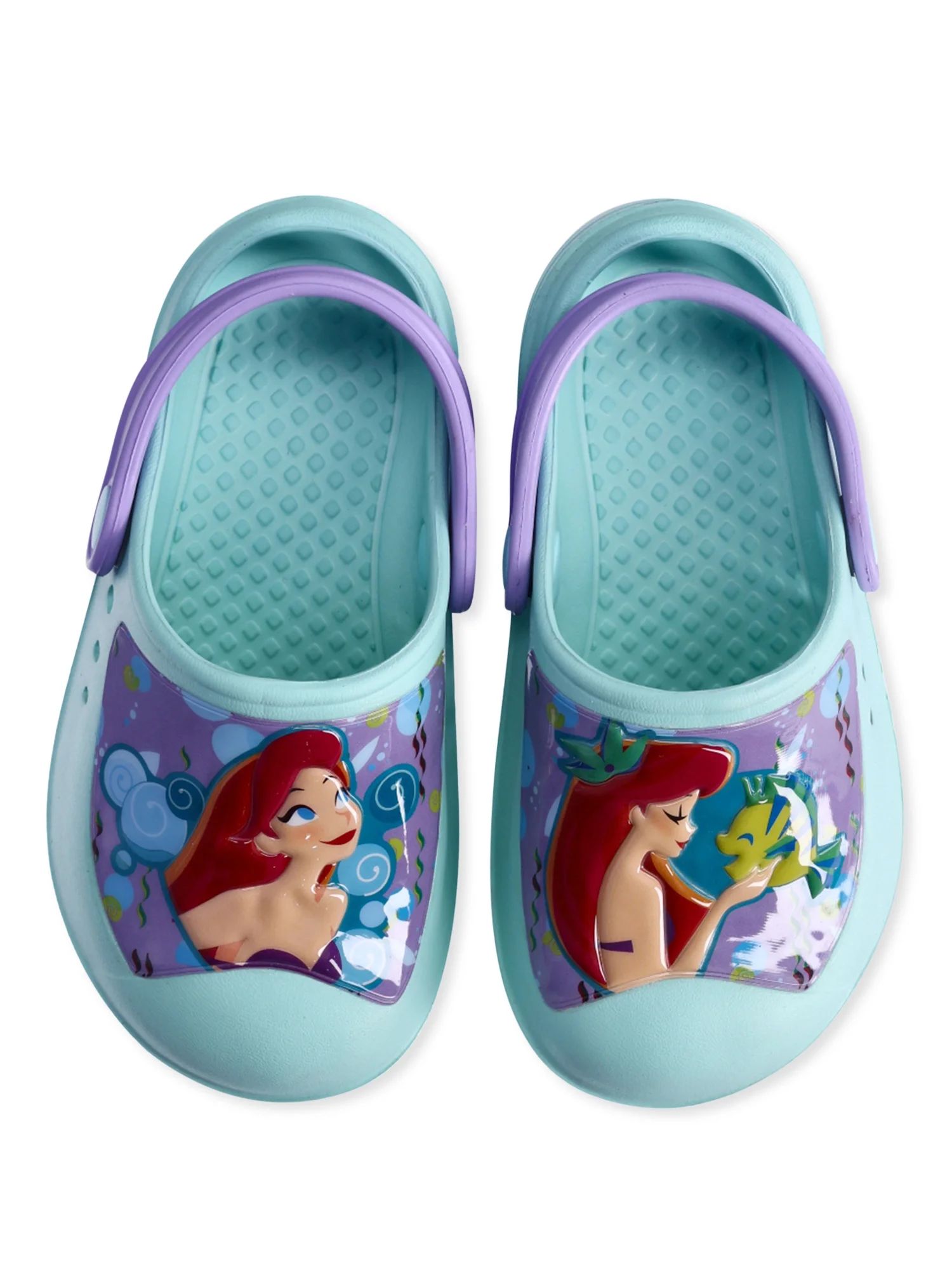 Disney Little Mermaid Ariel Toddler Girl Clog, Sizes 5/6-11/12 - Walmart.com | Walmart (US)