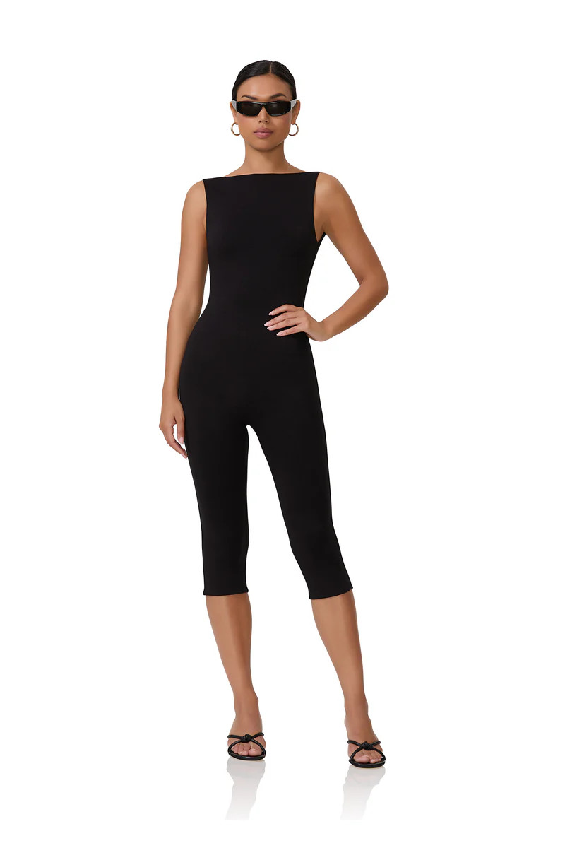 Tahlia Capri Catsuit - Noir | ShopAFRM