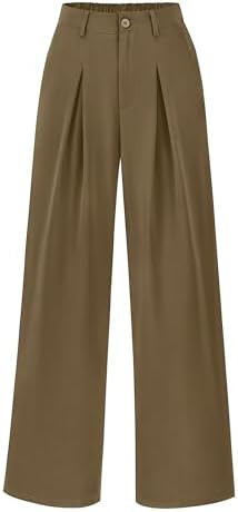 BTFBM Women High Waist Palazzo Pants Summer 2026 Casual Wide Leg Trousers Loose Work Office Busin... | Amazon (US)