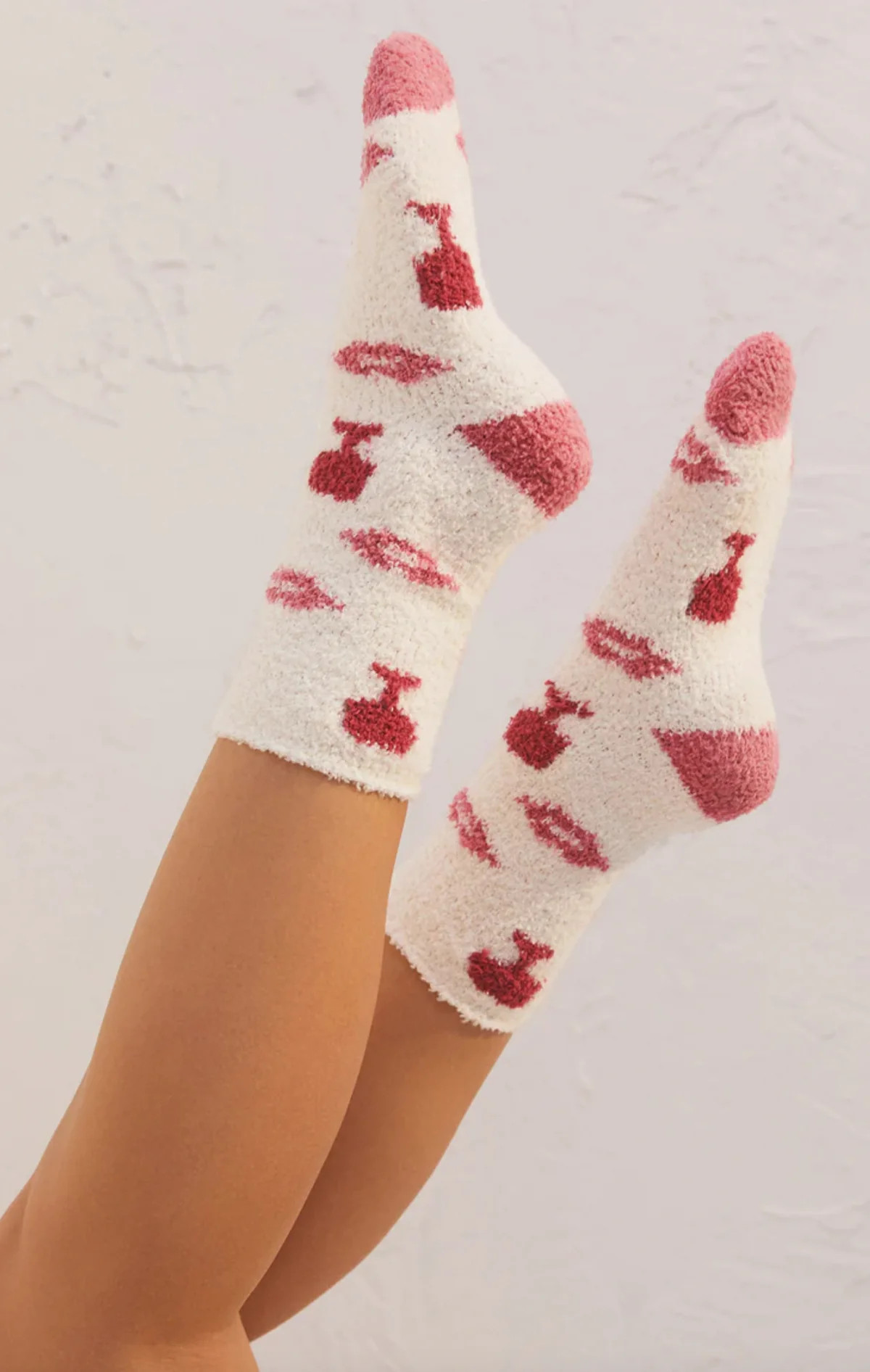 Plush Wine Socks | Emmacate Boutique
